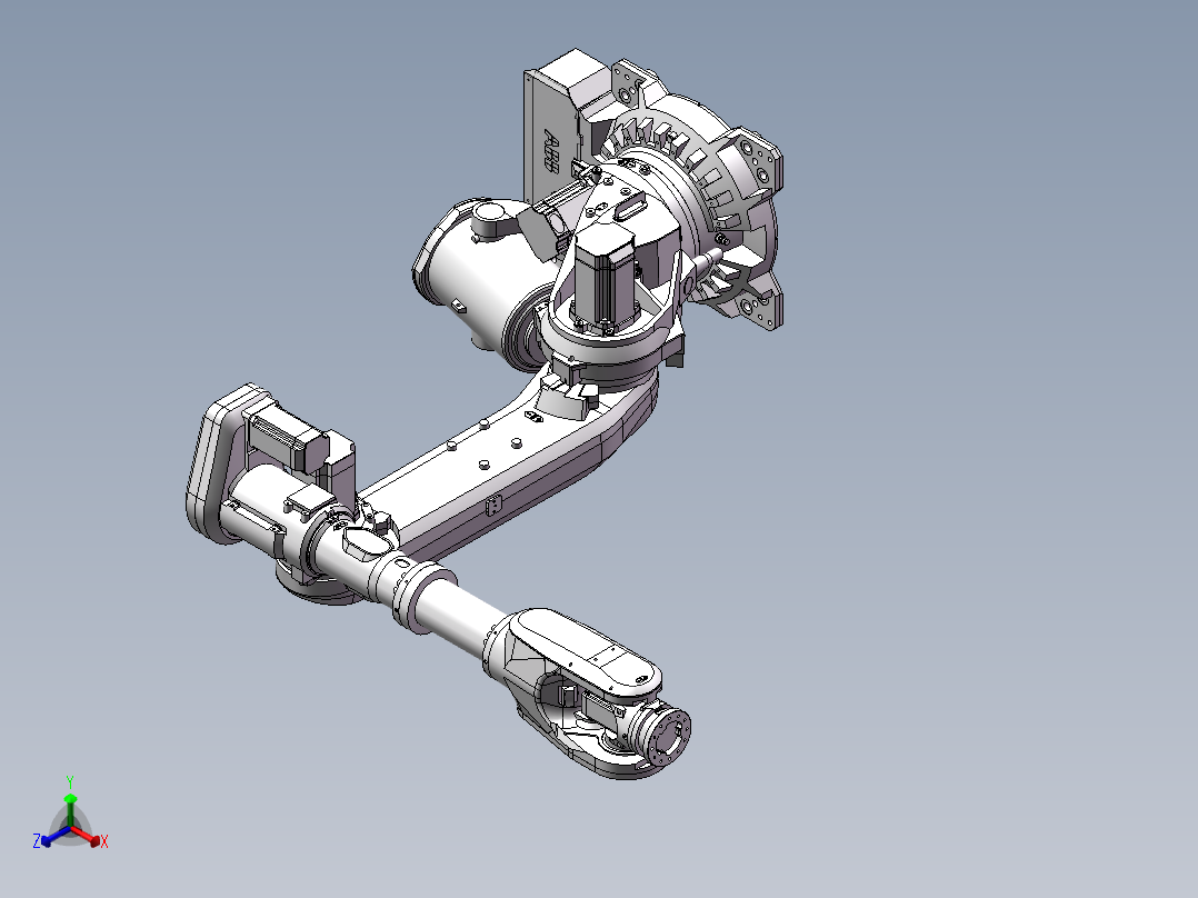 ABB IRB 6700 150正等轴测图