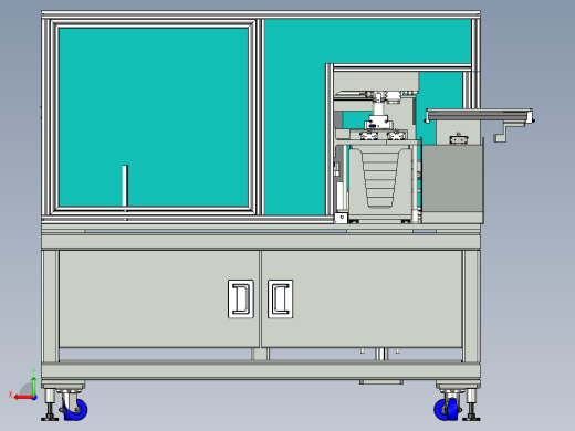 Dome Sheet Machines自动圆盖机3D图纸 x_t格式后视缩略图