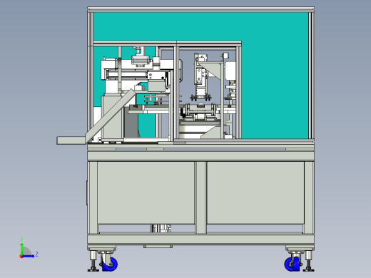 Dome Sheet Machines自动圆盖机3D图纸 x_t格式左视缩略图