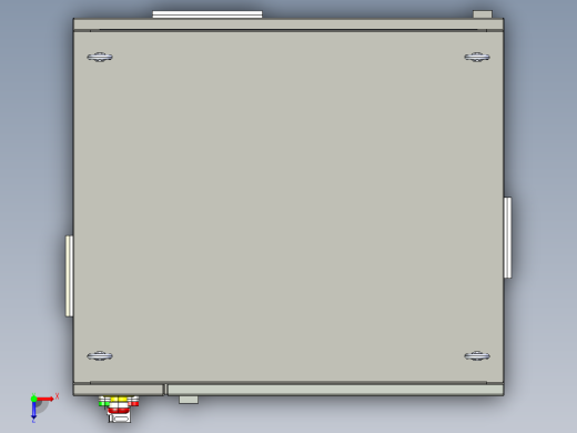 电柜数模俯视缩略图