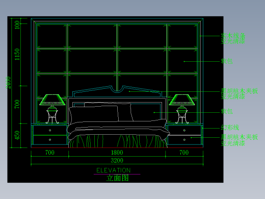 家装类CAD土块(二)-FH01064D