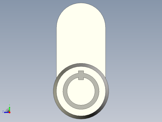 圆形弹子转舌锁右视缩略图