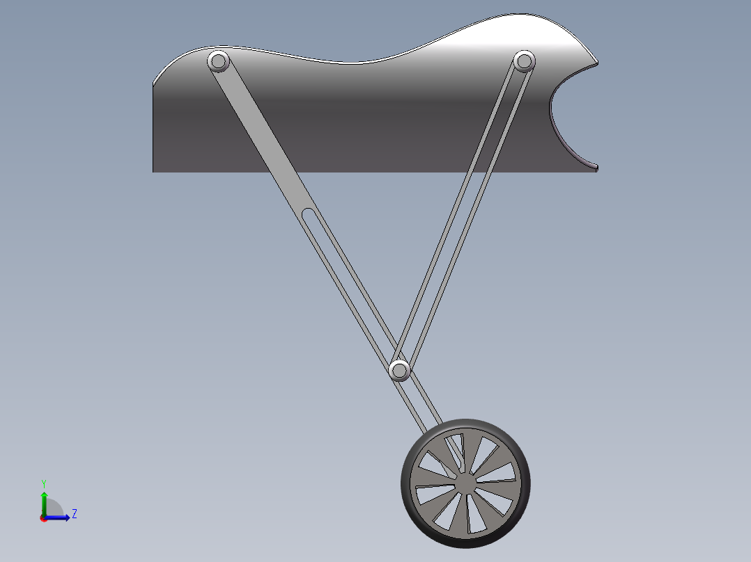 平民狗狗助残器左视图