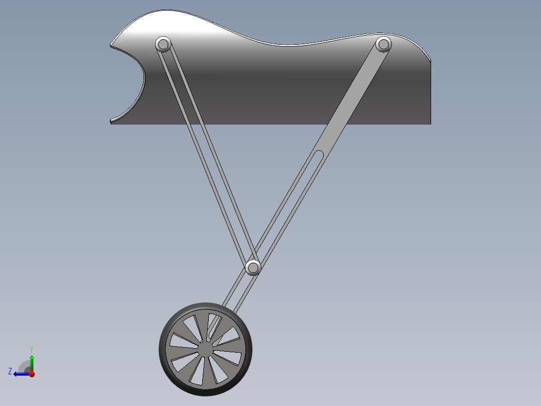 平民狗狗助残器右视图