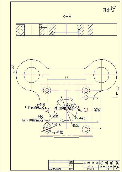 五金单冲模具图