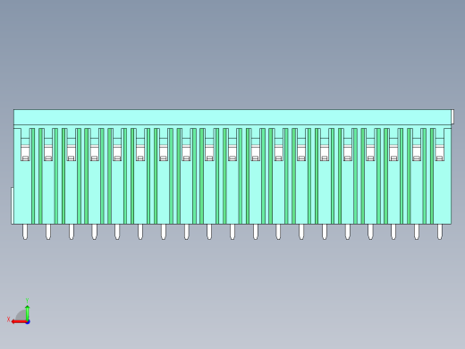 DEGSON DG500 系列 5.05.087.62mm 接线端子-DG500H-5.08-19P-14-00AH后视缩略图