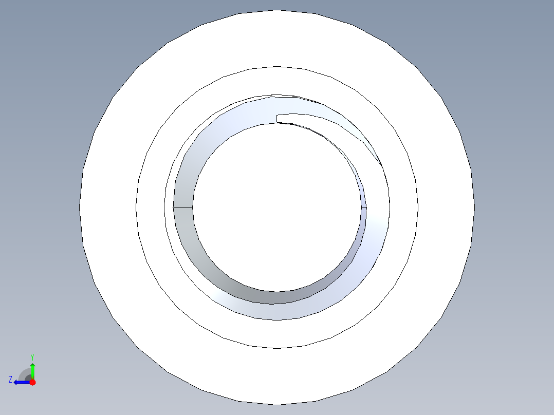 内六角螺螺栓-SB 0.25-20 x 2右视图