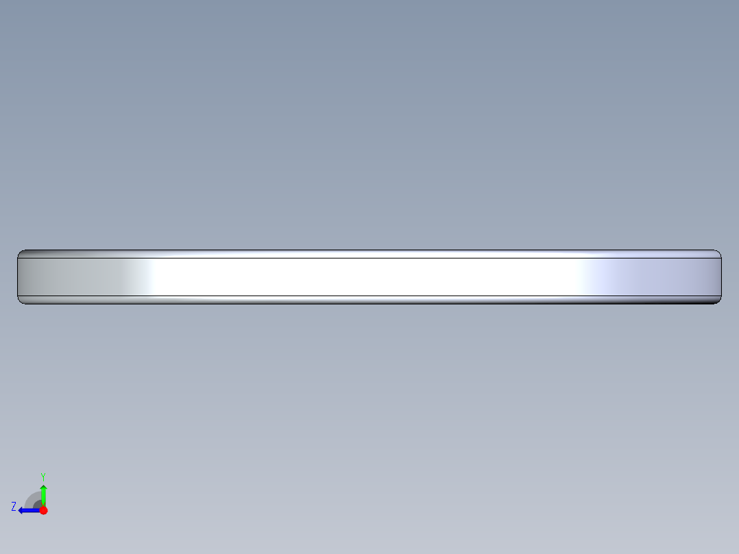 SAE平垫圈-FLAT WASHER SAE 0.875.STEP右视图