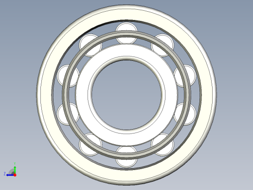 轴承-Bearing_10x26x6.stp右视缩略图