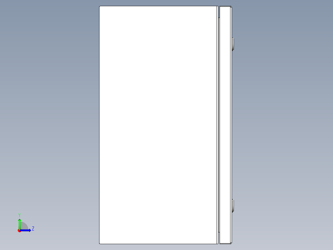 电器柜 电控柜 (60) 机械设计素材左视图