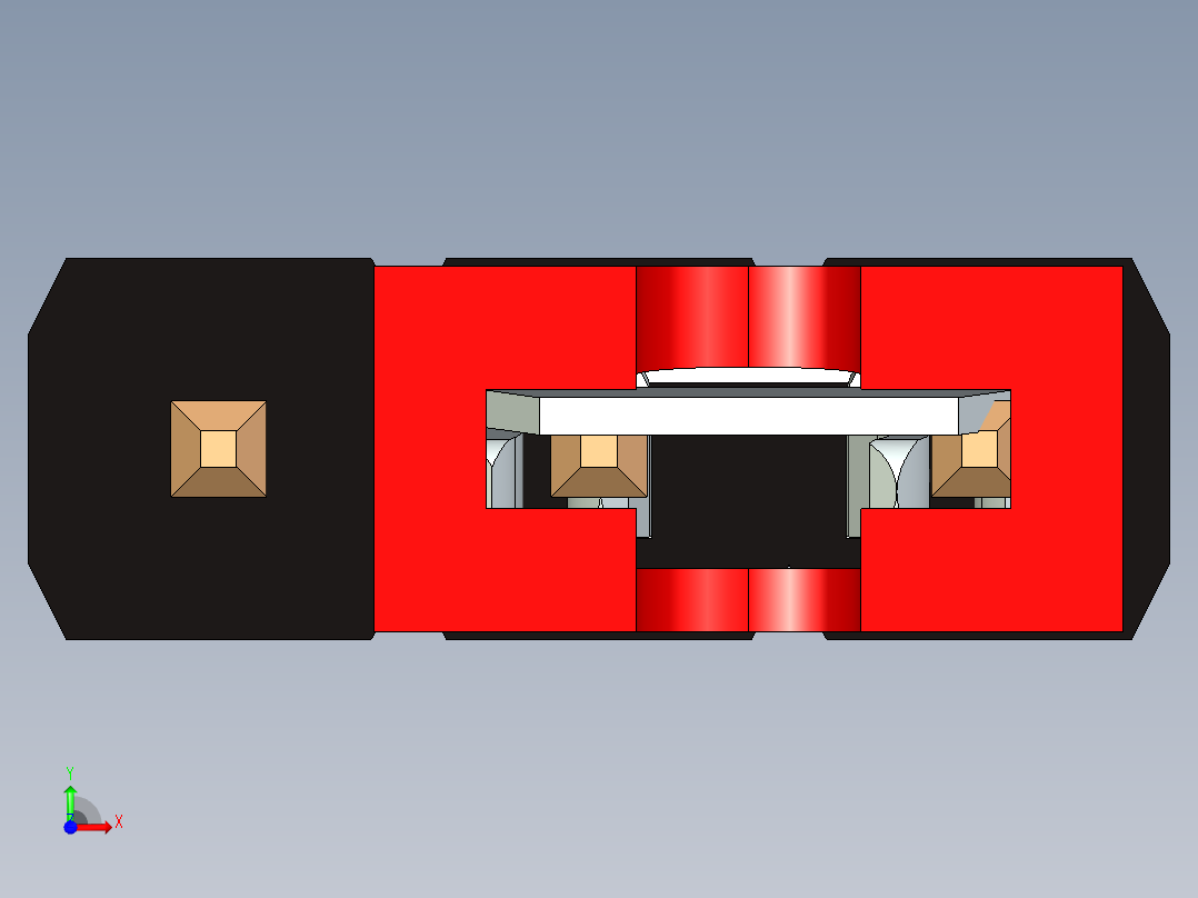 带跳线的排针-pinheader 1x3 and 1 jumper - kopie前视图