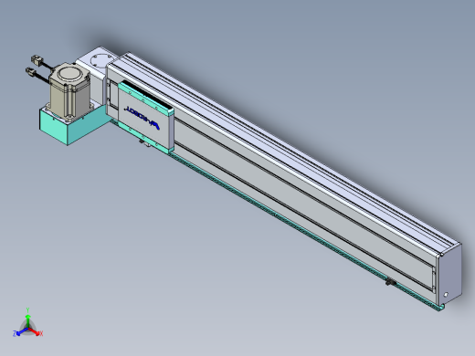 威洛博VBC同步带传动一无尘环境VBC14-L45-S750-BLU-ZP75-C3正等轴测缩略图