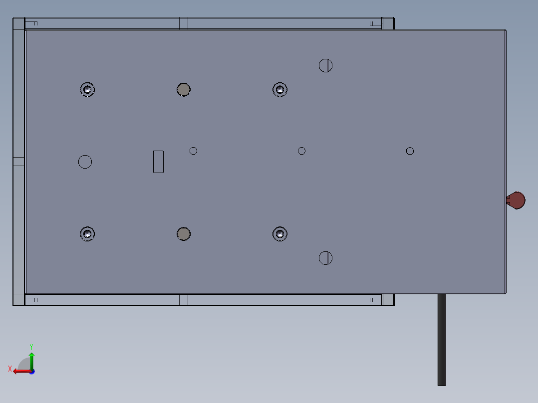 成品夹电线成形工具治具后视图