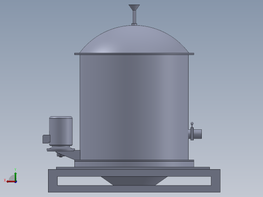 连续式颗粒物料固液分离机含三维二维说明书611122后视缩略图