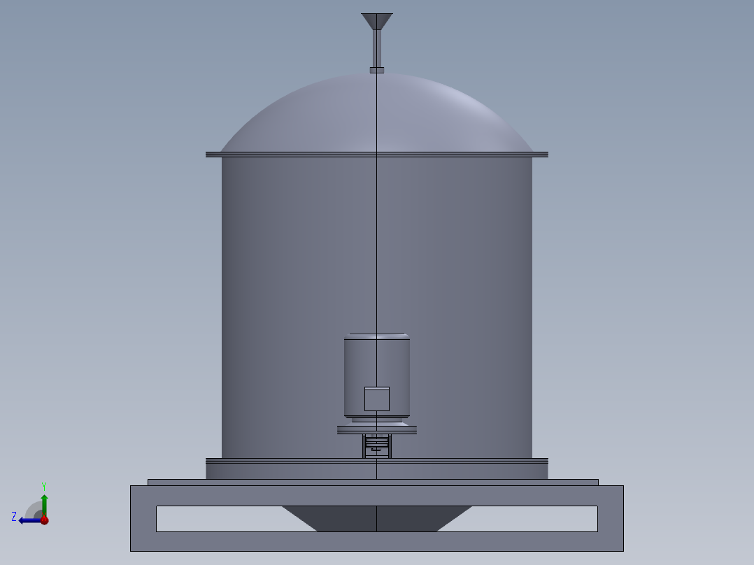 连续式颗粒物料固液分离机含三维二维说明书611122右视图