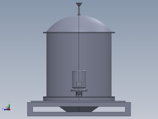 连续式颗粒物料固液分离机含三维二维说明书611122右视缩略图