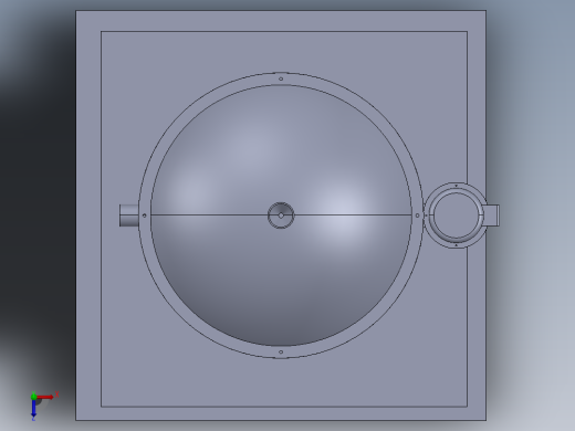 连续式颗粒物料固液分离机含三维二维说明书611122俯视缩略图