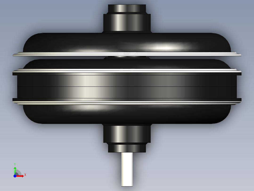 感应轮毂电机--STP前视图