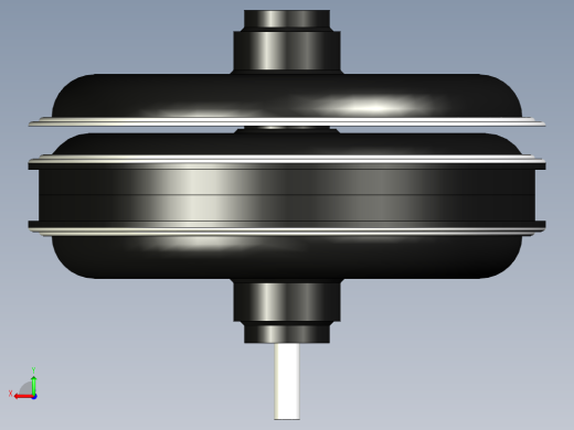 感应轮毂电机--STP后视缩略图