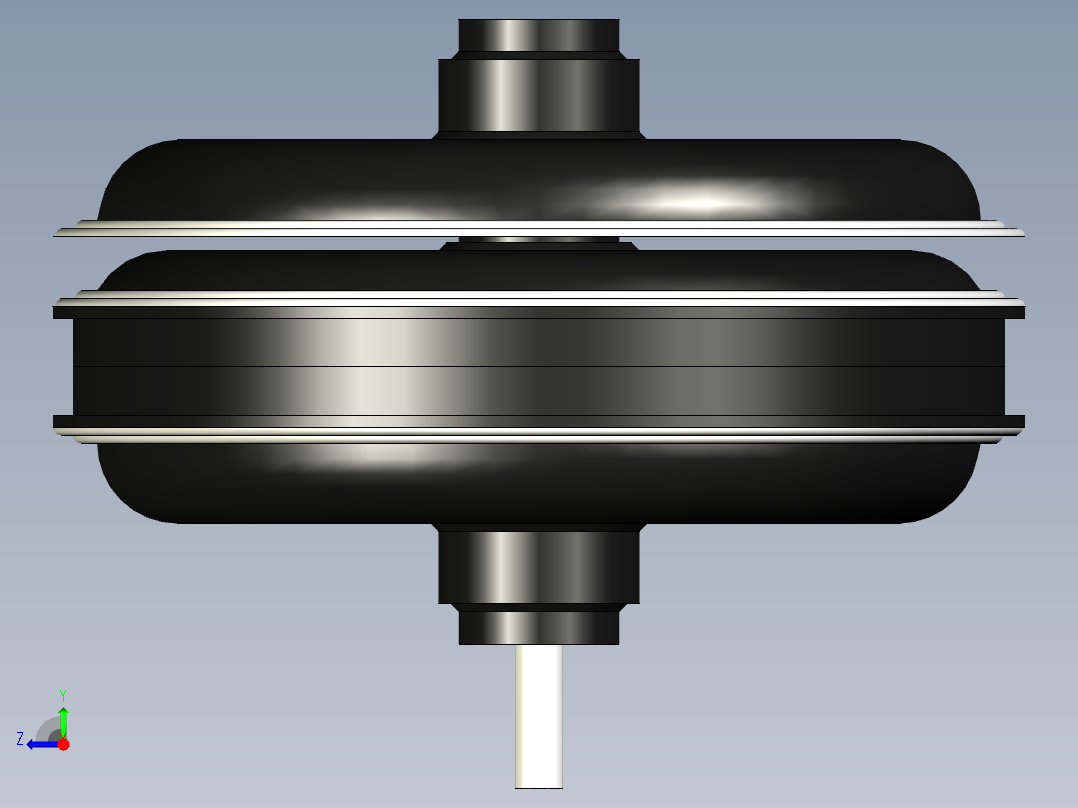 感应轮毂电机--STP右视图