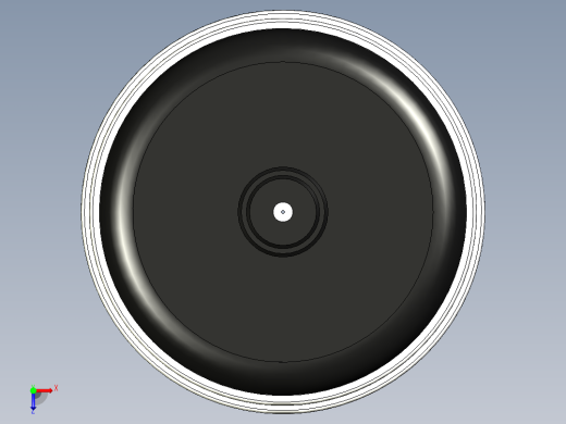 感应轮毂电机--STP俯视缩略图