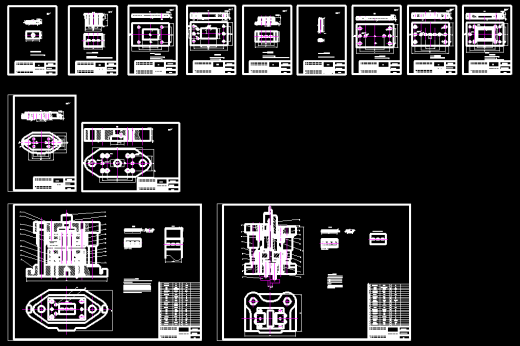 底座冲孔落料弯曲模具的设计（共两套模具）【全套13张CAD图】缩略图