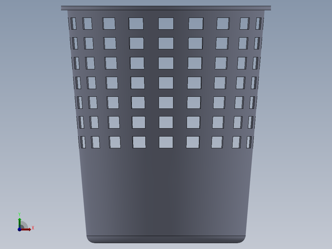 机械零件图20前视图