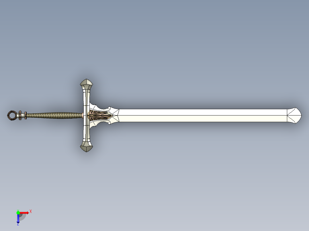 剑、宝剑(178)俯视图