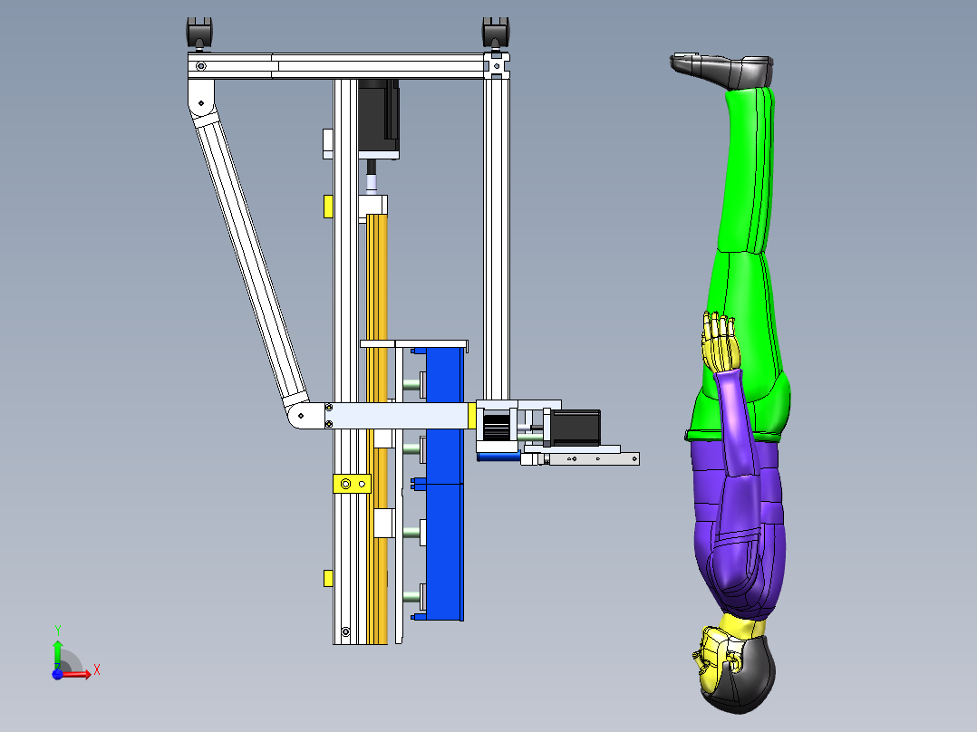 电池包装机sw18可编辑前视图