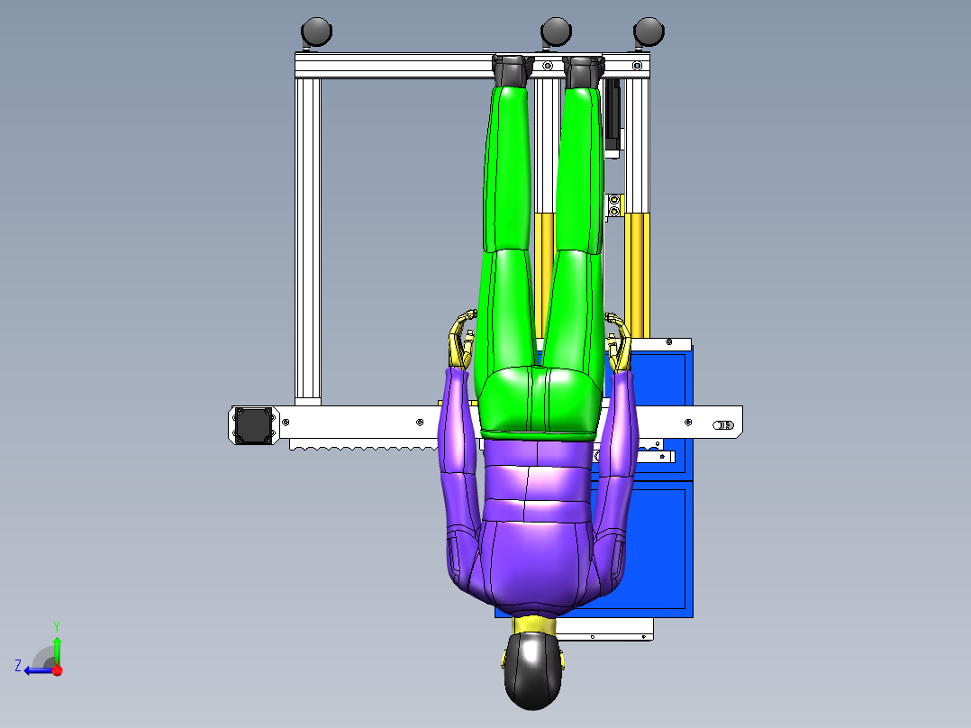 电池包装机sw18可编辑右视图