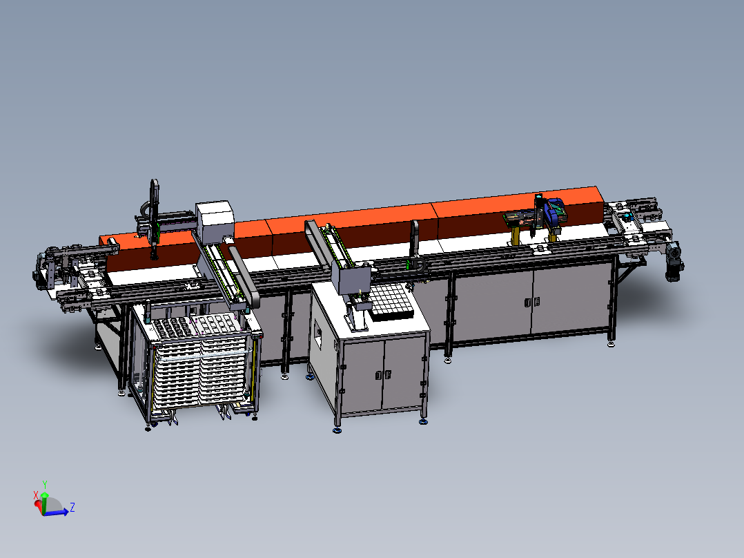 PCB自动上料注胶烘干线sw21可编辑