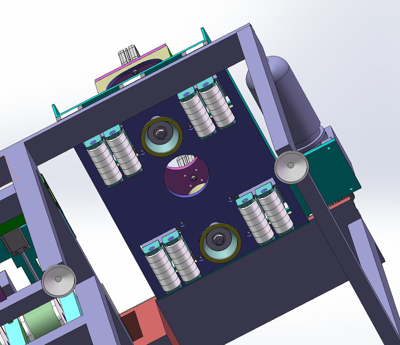 大理石磨边沾边流水线sw16可编辑