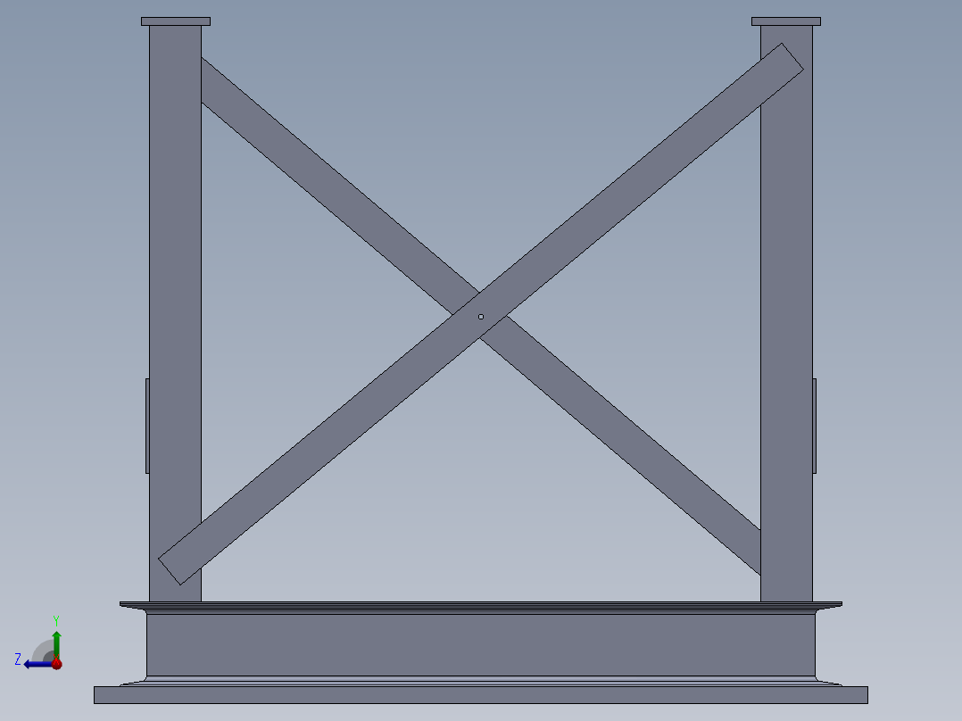工作台桌子右视图