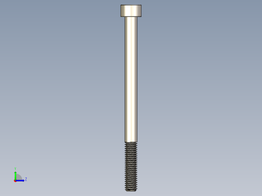 Screw_DIN_912_M6x85_A2.STEP公制内六角螺钉左视缩略图