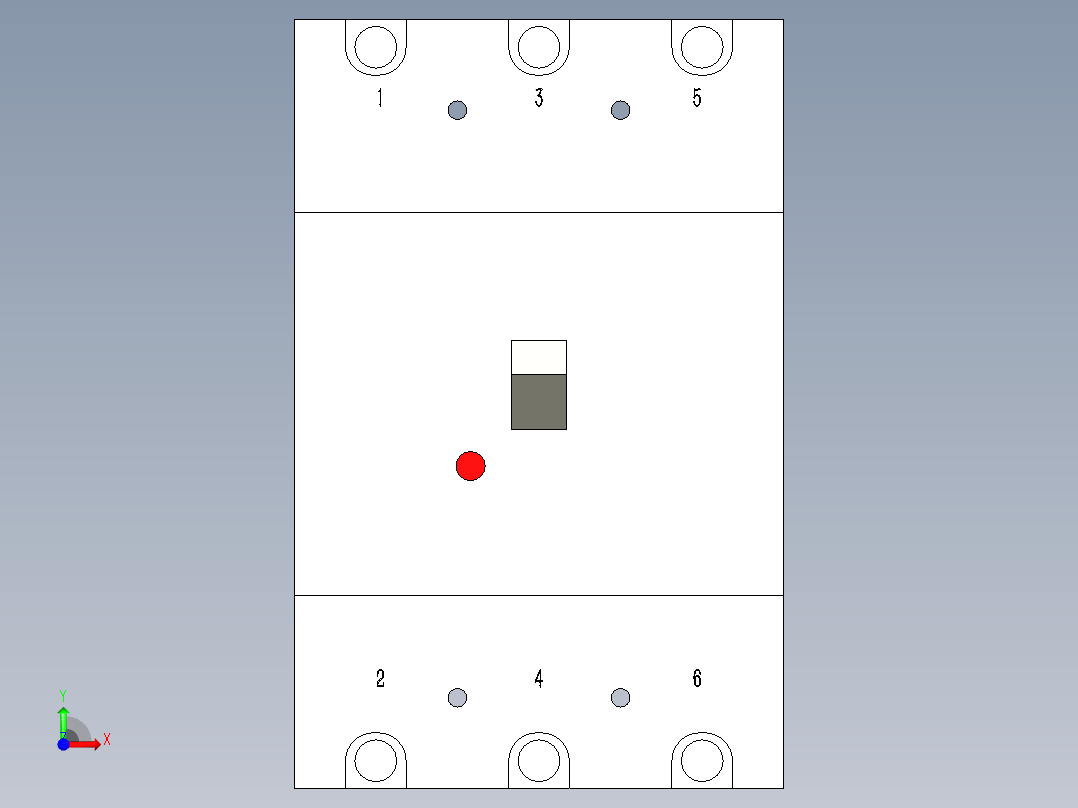 德力西电气-DZ20Y-100 3P前视图