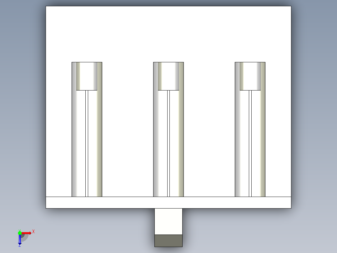 德力西电气-DZ20Y-100 3P俯视图