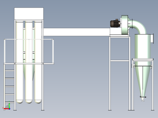 喷涂料输送设备设计后视缩略图