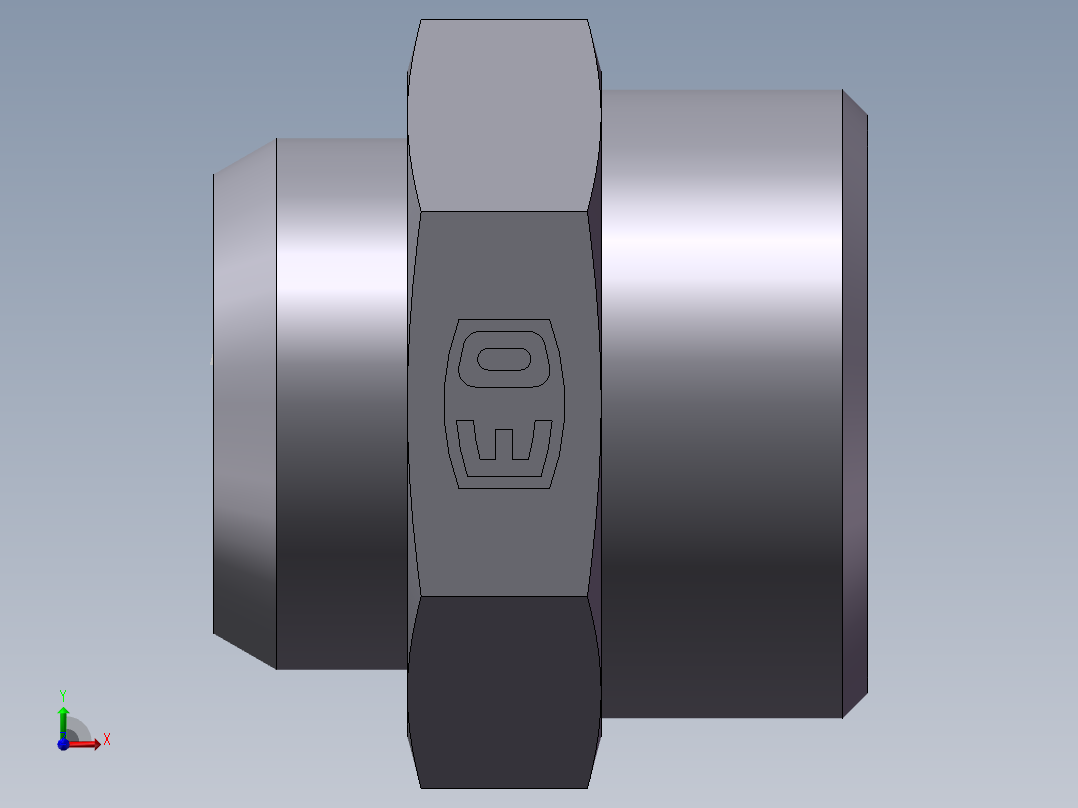 焊接直接头、1DW-52-38前视图