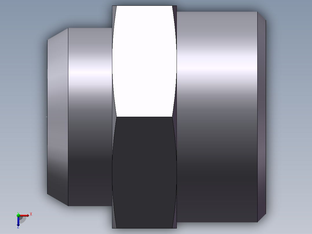 焊接直接头、1DW-52-38俯视图