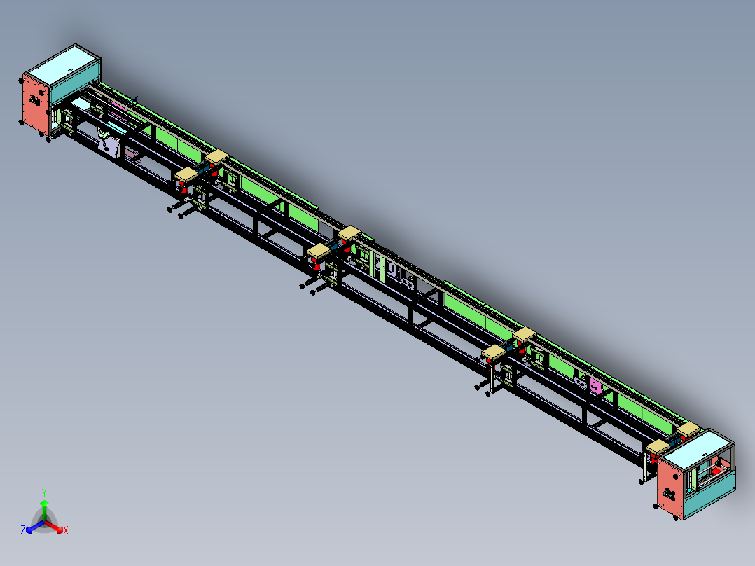 输送线8正等轴测图