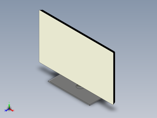 B3004382-电视 LCD 40英寸 三星正等轴测缩略图