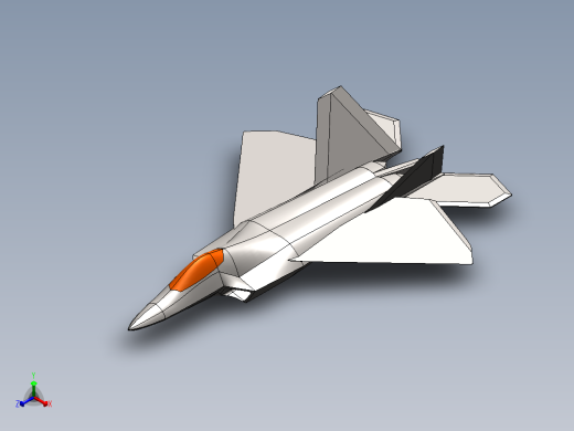 洛克希德·马丁公司 F-22 猛禽战斗机正等轴测缩略图