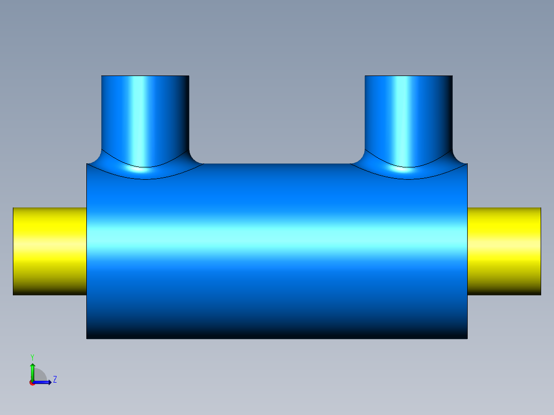 热交换器左视图