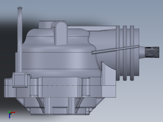 科勒后差速器总成俯视缩略图