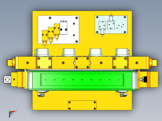 液压一序工装加工俯视缩略图
