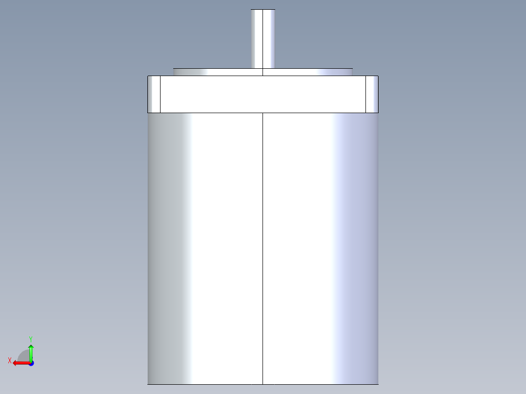 86步进电机后视图