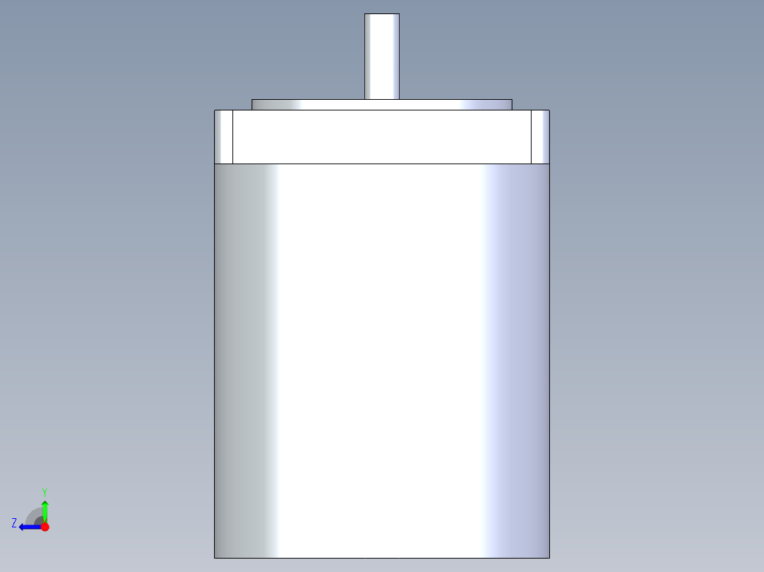 86步进电机右视图