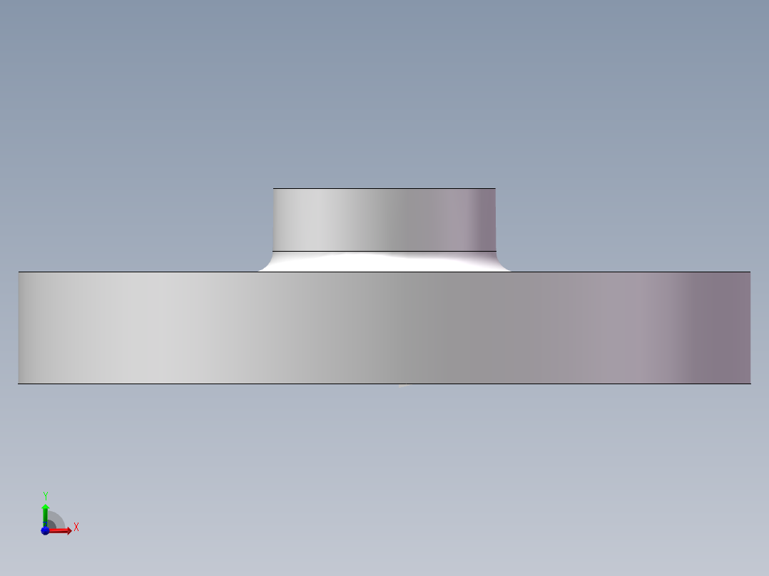 FLANGE_DN20_PN10_U-PVC前视图