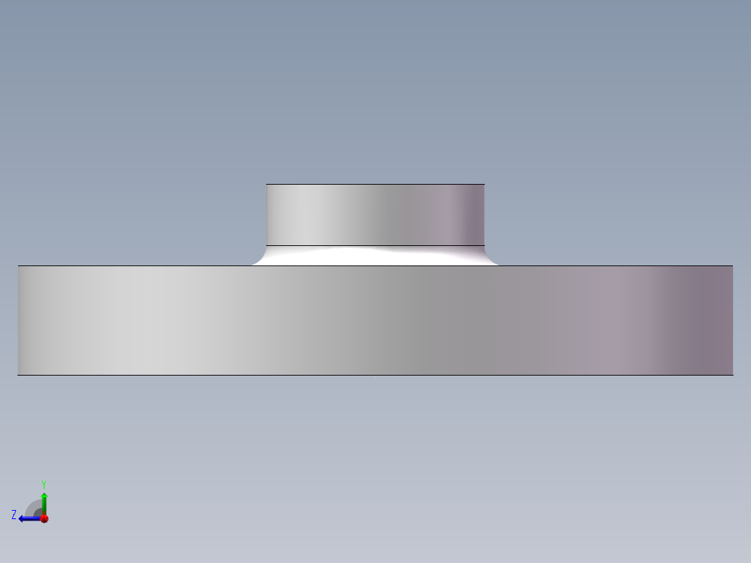 FLANGE_DN20_PN10_U-PVC右视图