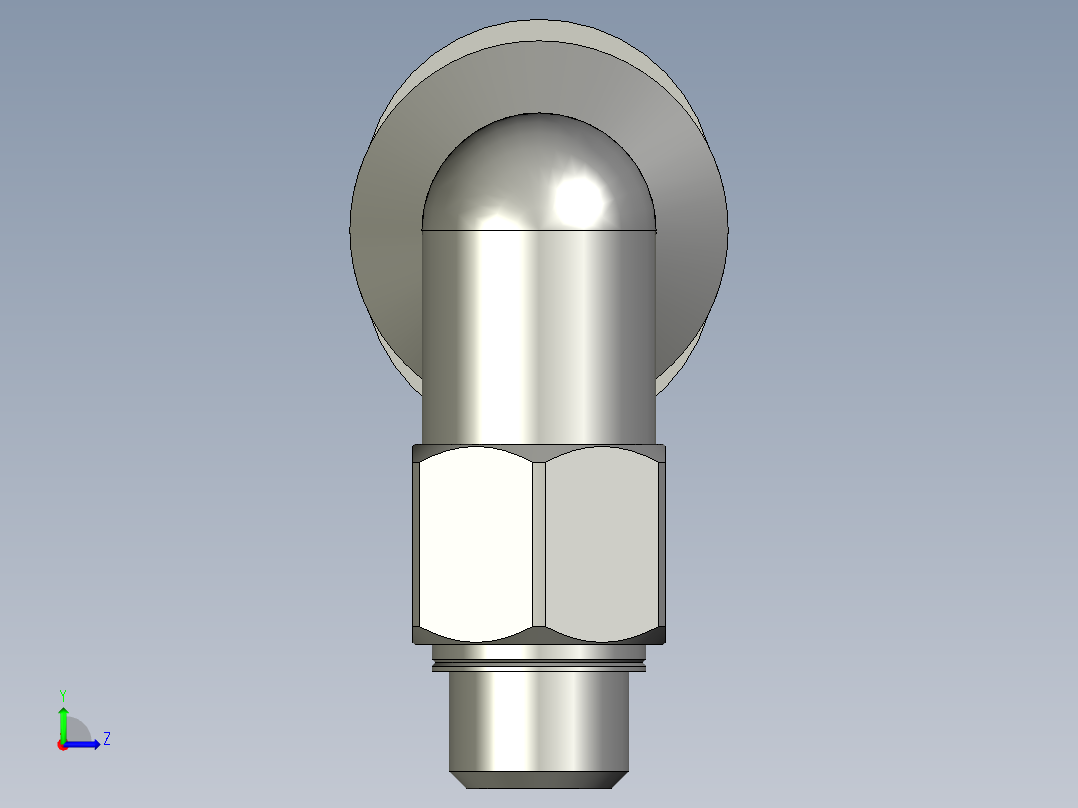 PL6M5-M管接头ZB左视图